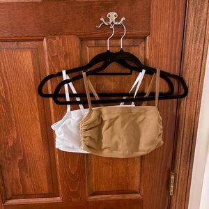 AERIE Offline by Aerie Lot of Two Seamless Bandeau Sports Bra NWOT Size M